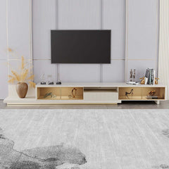 Modern Freestanding TV Stand With LED Lighting