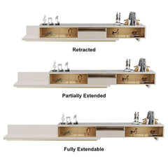 Modern Freestanding TV Stand With LED Lighting