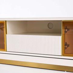 Modern Freestanding TV Stand With LED Lighting