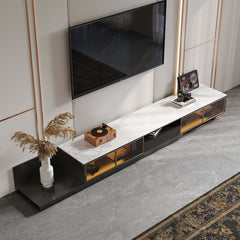 Modern Freestanding TV Stand With LED Lighting