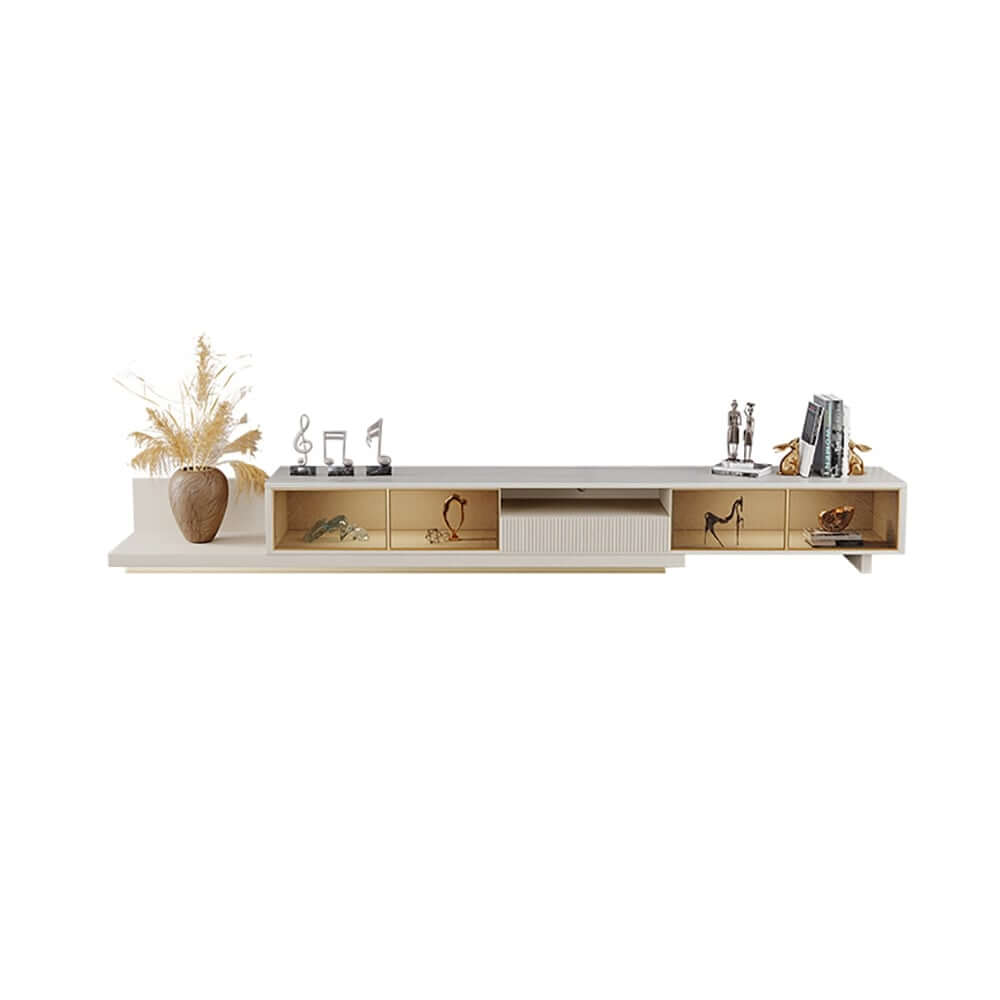 Modern Freestanding TV Stand With LED Lighting