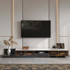 Modern Freestanding TV Stand With LED Lighting