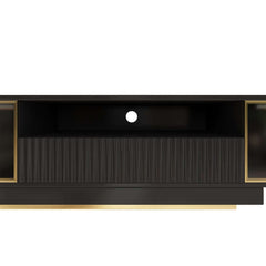 Modern Freestanding TV Stand With LED Lighting
