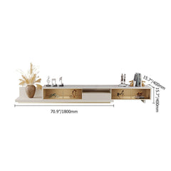 Modern Freestanding TV Stand With LED Lighting Dimensions