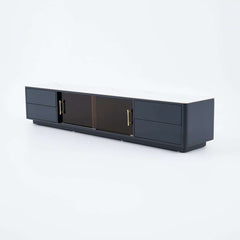 Modern Freestanding TV Stand With Sintered Stone Top