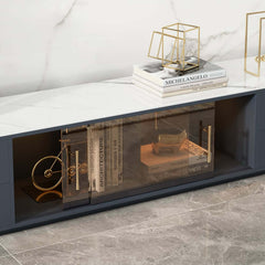 Modern Freestanding TV Stand With Sintered Stone Top