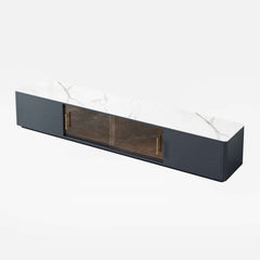 Modern Freestanding TV Stand With Sintered Stone Top
