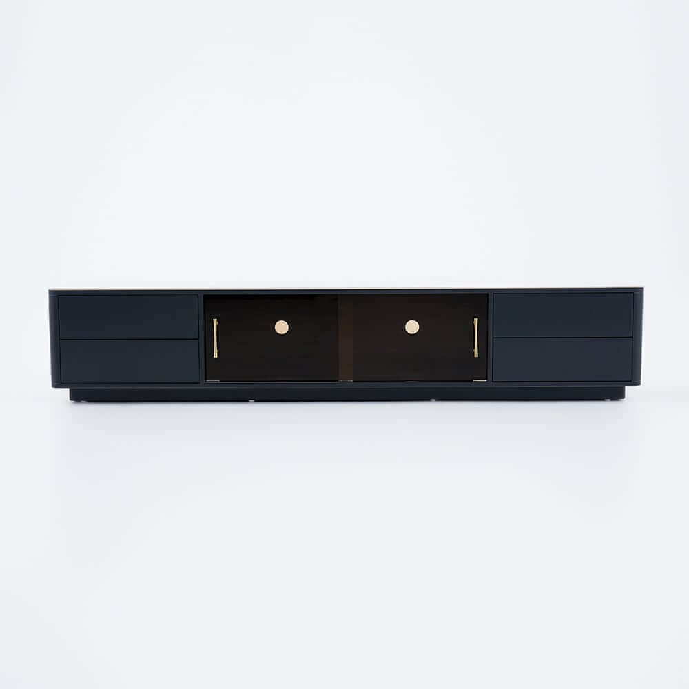 Modern Freestanding TV Stand With Sintered Stone Top