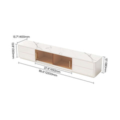 Modern Freestanding TV Stand With Sintered Stone Top Dimensions