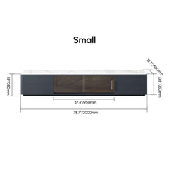 Modern Freestanding TV Stand With Sintered Stone Top Dimensions