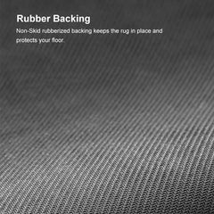 Modern Geometric Bath Rug with Abstract Multi-Color Design