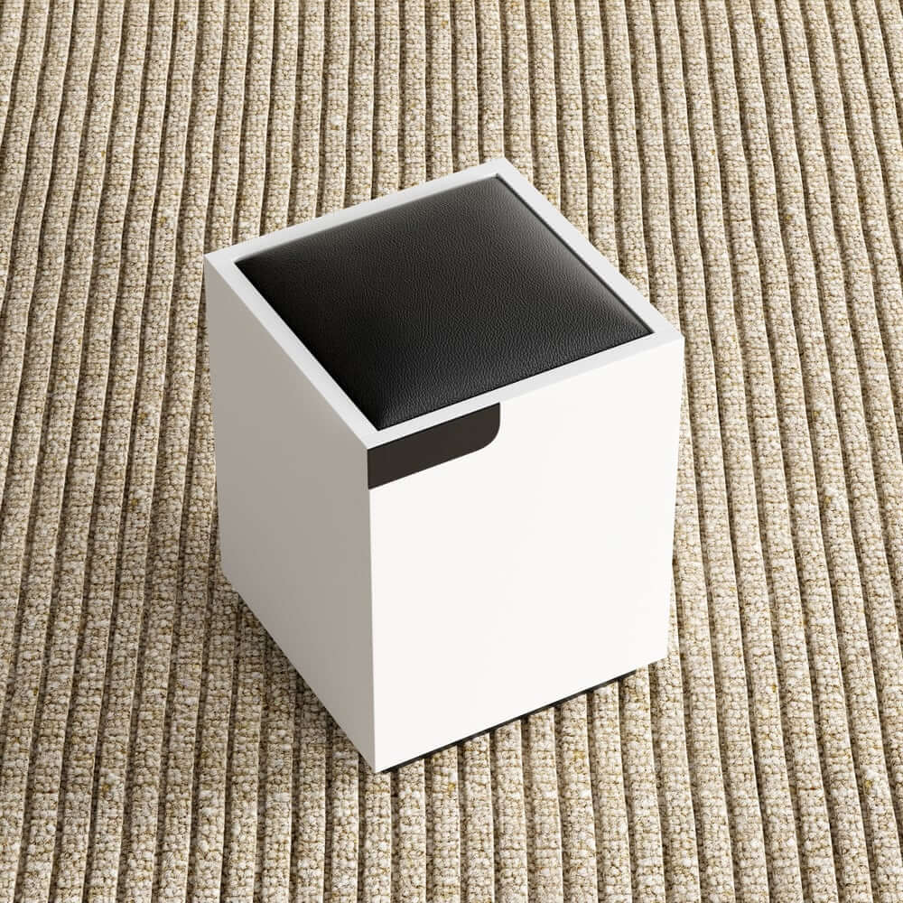 Modern Glass Coffee Table With Storage Drawer