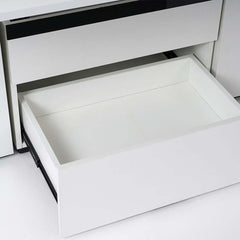Modern Glass Coffee Table With Storage Drawer