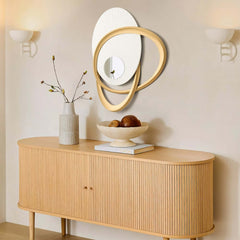 Modern Glass Wall Art with 3D Relief and Gold Accents