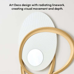 Modern Glass Wall Art with 3D Relief and Gold Accents
