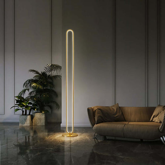 Modern Gold Table Lamp with White Silica Shade for Ambient Lighting