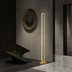 Modern Gold Table Lamp with White Silica Shade for Ambient Lighting