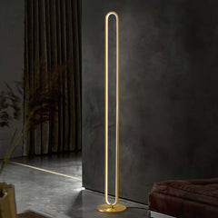 Modern Gold Table Lamp with White Silica Shade for Ambient Lighting Main Product Image