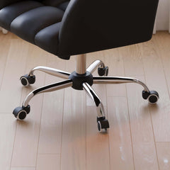 Modern Gray Conference Chair with Linen Upholstery and Chrome Frame