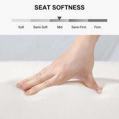 Modern Gray Outdoor Sofa Chair Set with Sintered Stone Coffee Table