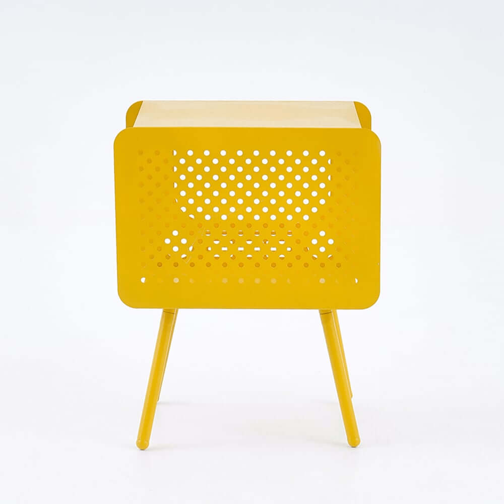 Modern Green Metal TV-Shaped Display Shelf With Storage