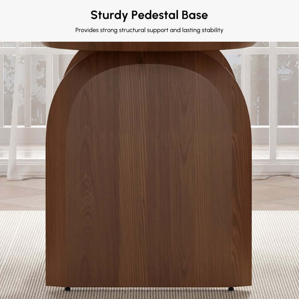 Modern Japandi Solid Wood Dining Set with Rattan Chairs