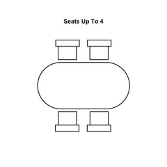Modern Japandi Solid Wood Dining Set with Rattan Chairs