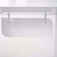 Modern L-Shaped Computer Desk with 5-Drawer Storage Cabinet