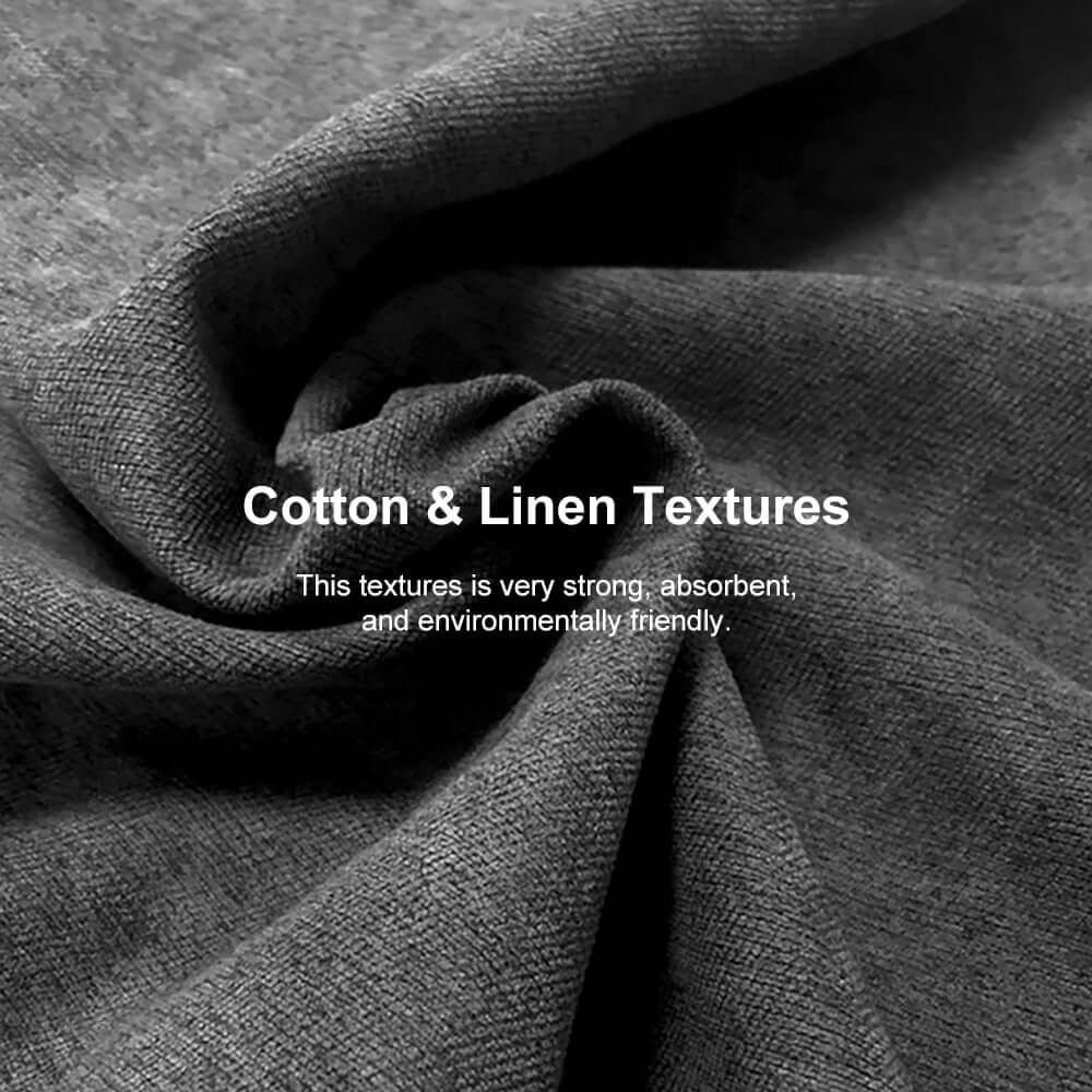 Modern L-Shaped Sleeper Sectional Sofa, Dark Gray Linen