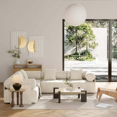 Modern Leather Wall Art with Abstract Orange and Gold Design