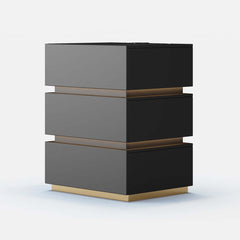 Modern LED Nightstand With Wireless Charging & USB Ports