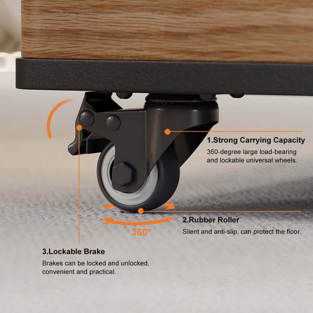 Modern Lift-Top Coffee Table With Storage & Wheels