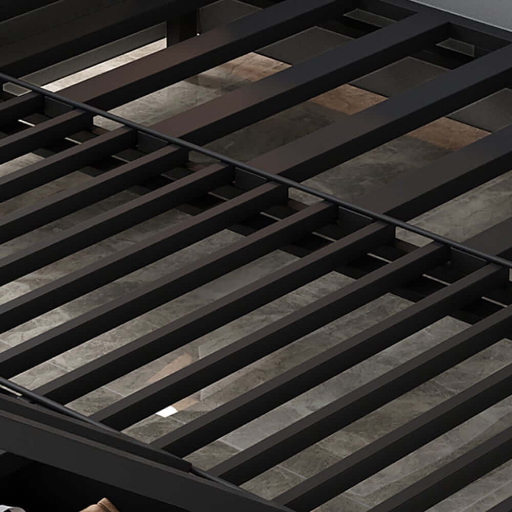 Modern Linen Sofa Bed With Storage And Round Arms