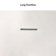 Modern Matte White Double Ended Freestanding Bathtub in Stone Resin