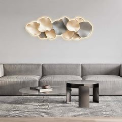 Modern MDF Abstract Wall Art with Built-In LED Lighting Main Product Image