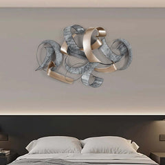 Modern Metal Wall Art – Abstract Irregular Shape Decor