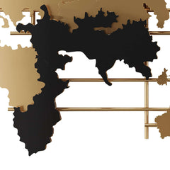 Modern Metal Wall Art with 3D Layered Abstract Design