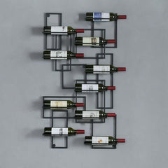 Modern Metal Wine Rack With 10 Shelves Main Product Image