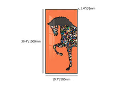 Modern Multi-Color Animal Wall Art in Aluminium Alloy Frame Dimensions