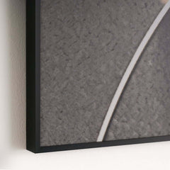 Modern Multi-Color Geometric Wall Art Set in Aluminium Frame