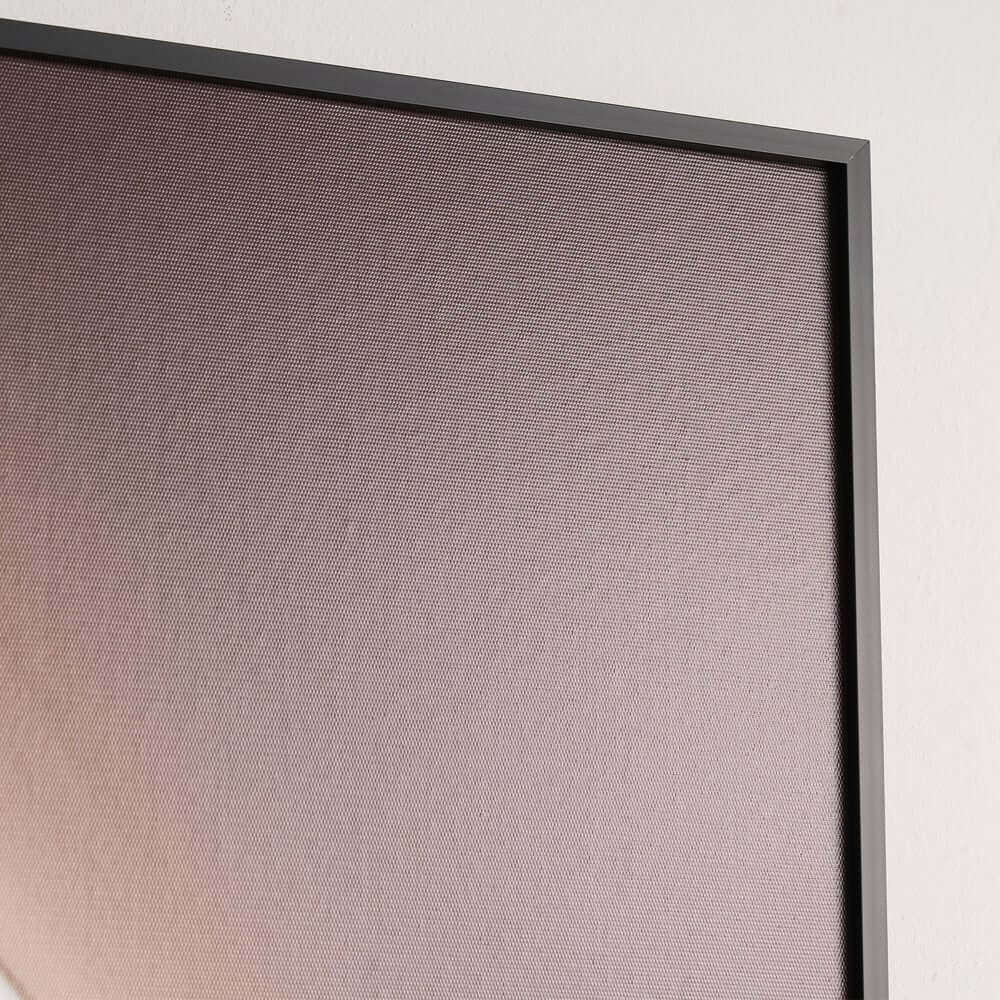 Modern Multi-Color Geometric Wall Art Set in Aluminium Frame