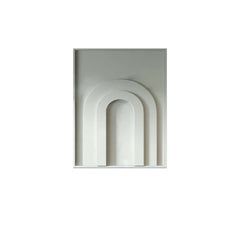 Modern Multi-Color Geometric Wall Art Set with Aluminum Frame