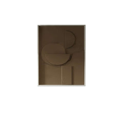 Modern Multi-Color Geometric Wall Art Set with Aluminum Frame