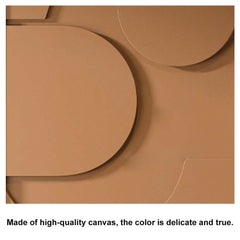 Modern Multi-Color Geometric Wall Art Set with Aluminum Frame