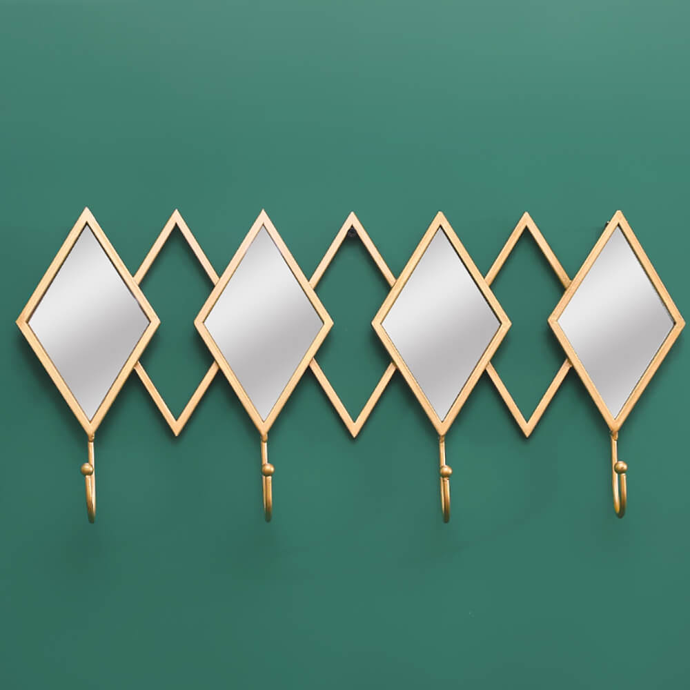 Modern Multi-Color Metal Wall Hooks - 8 Decorative Coat Hooks