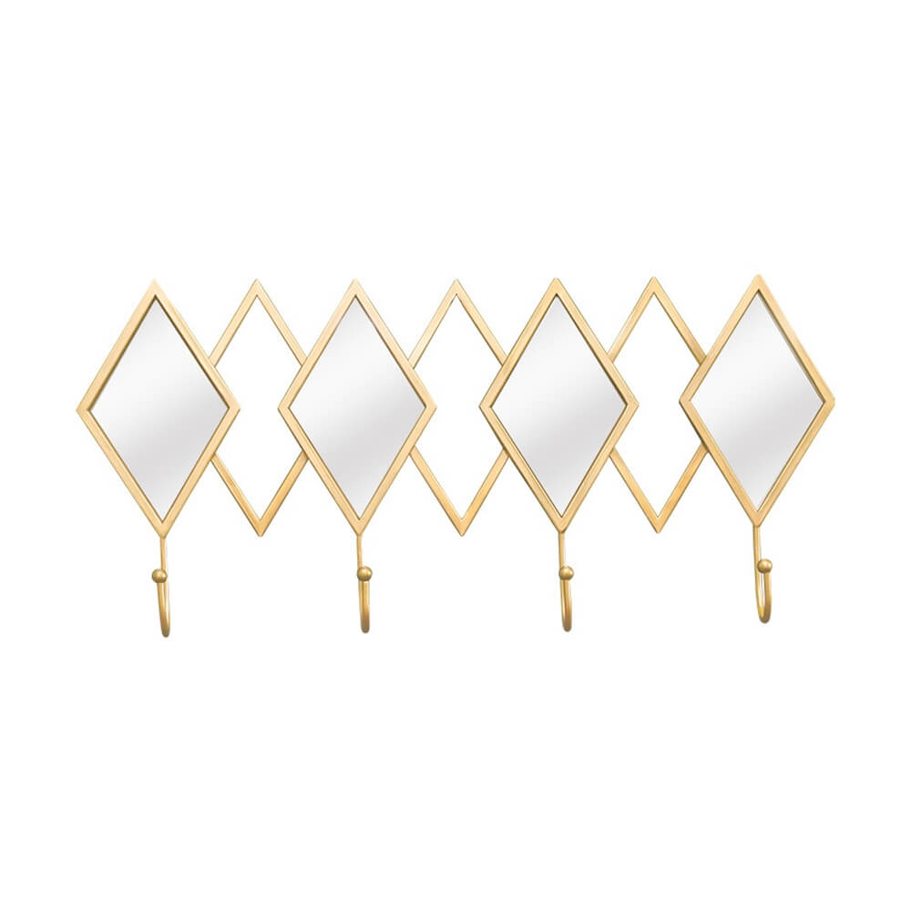 Modern Multi-Color Metal Wall Hooks - 8 Decorative Coat Hooks