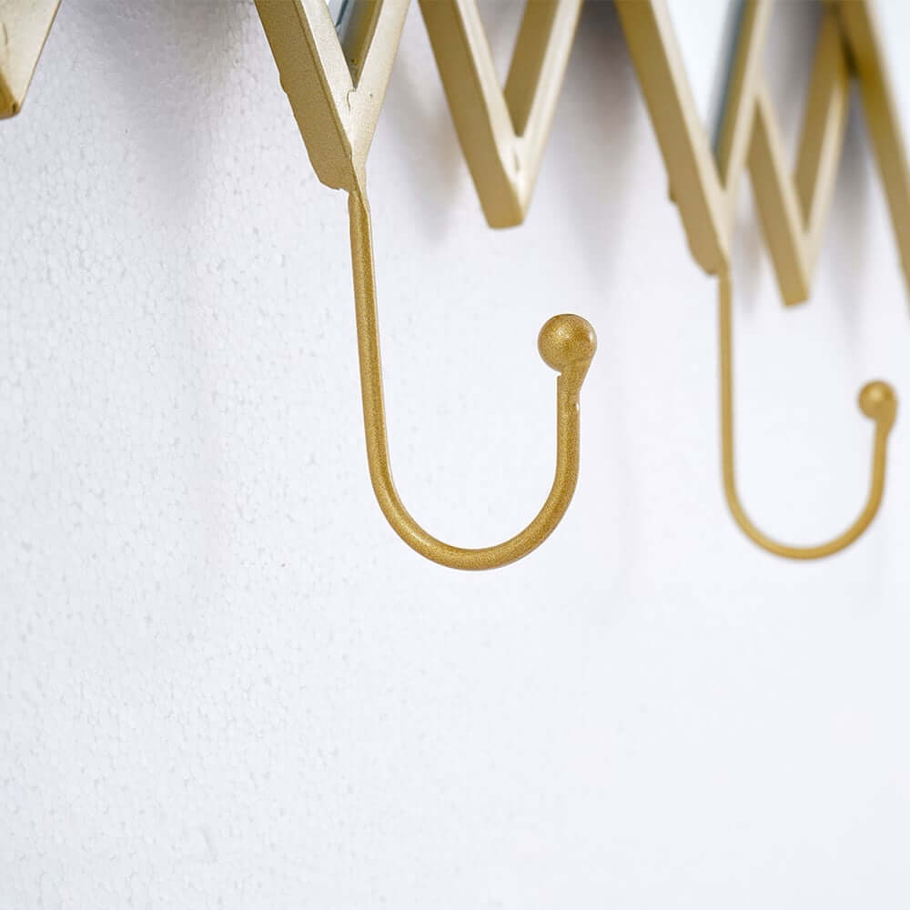 Modern Multi-Color Metal Wall Hooks - 8 Decorative Coat Hooks