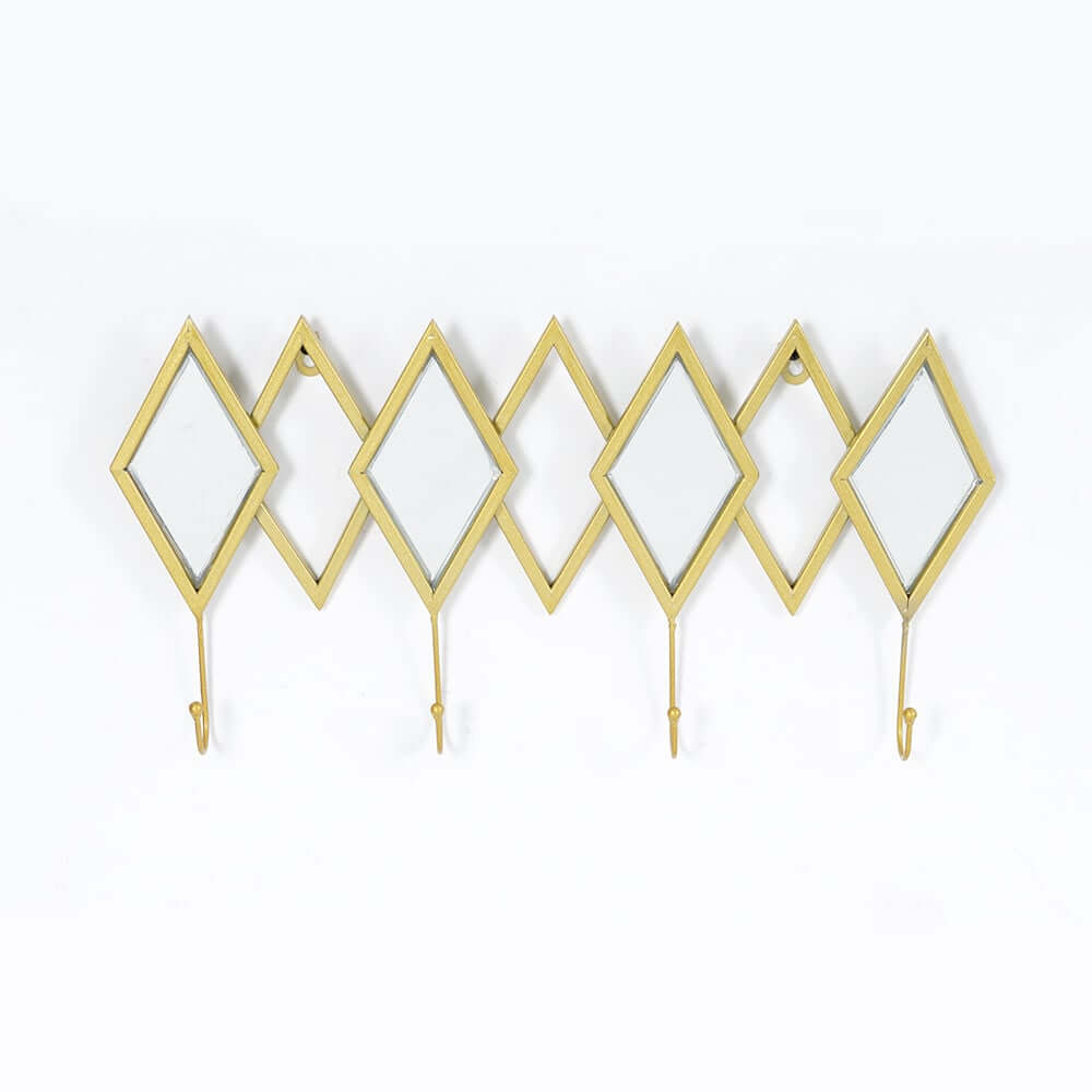 Modern Multi-Color Metal Wall Hooks - 8 Decorative Coat Hooks