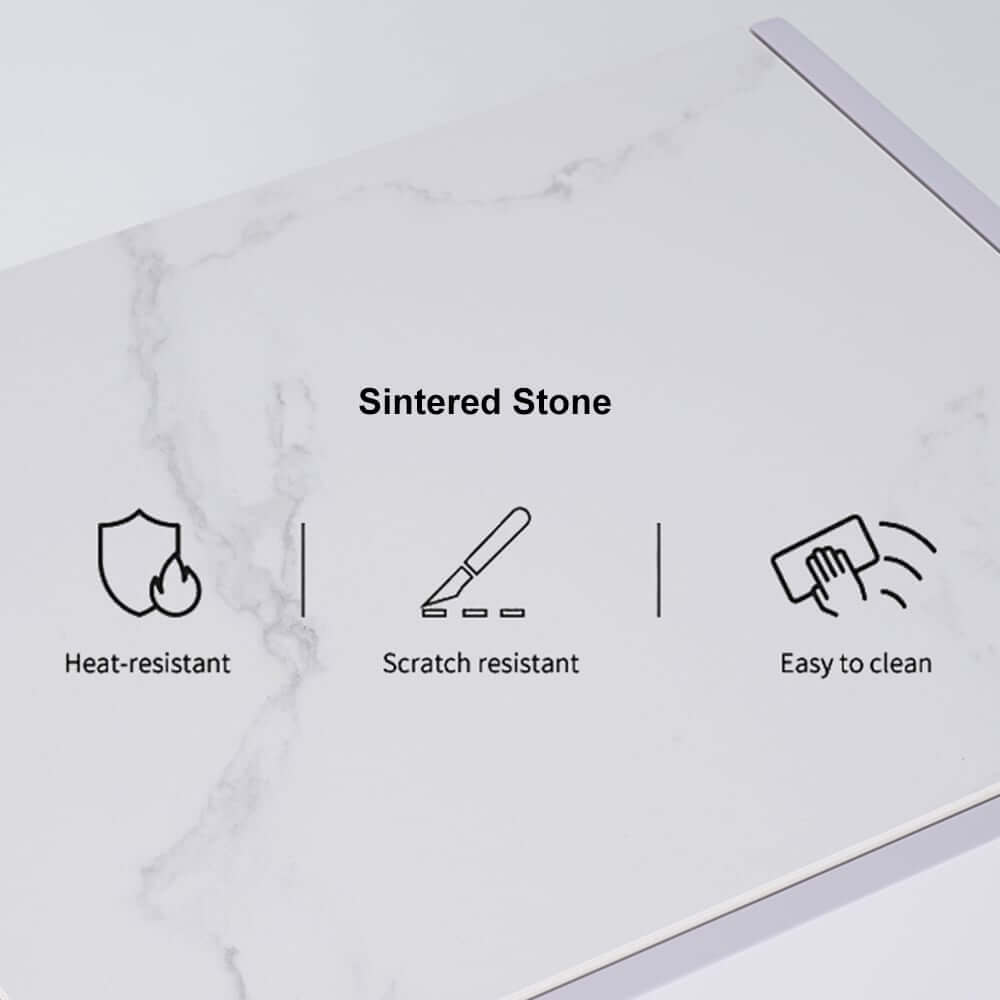 Modern Multi-Color Nightstand With Tempered Glass Top