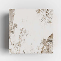 Modern Off-White Sintered Stone Coffee Table With Drawers